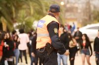 Se desplegaron 70 policías para brindar seguridad a los estudiantes