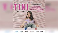 El esperado "TINI TOUR 2022" llega en exclusiva a Santiago del Estero