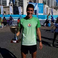 Gerardo Atía bajó el récord provincial en un maratón que ostentaba Isaac Juárez