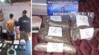 Allanamientos en Quimilí: detienen a un dealer con 2,4 kilos de marihuana y $79.000