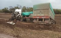 Copo: accidente entre dos camiones sobre Ruta provincial 6