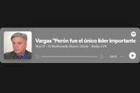 Vargas: “Perón fue el único líder importante que partió al exilio y pudo volver”