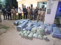 La Policía secuestró un cargamento  de más de 1.500 kilos de hoja de coca