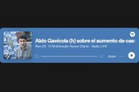 Aldo Gavícola (h) sobre el aumento de casos de Covid-19: "Después de 4 meses necesitamos una dosis de refuerzo"