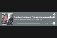 Luciano Ledesma: “Llegamos a una solución para 220 unidades y detrás de ellas hay más de 400 familias”