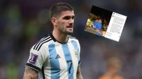 El sentido posteo de Rodrigo De Paul a Tini Stoessel tras el pase de la Selección Argentina a la semifinal