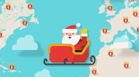 Cómo seguir en vivo el recorrido del trineo de Papá Noel esta Navidad
