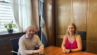 Pablo Mirolo se reunió con Micaela Ferraro, secretaria de Abordaje Integral del Ministerio de Desarrollo Social 