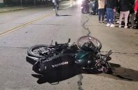 Conductor de una moto colisionó con otro rodado similar y falleció en el acto