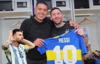Riquelme dijo que fue hermoso ver ganar la Copa del Mundo a Lionel Messi