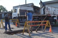 La Comuna friense intensifica tareas de mantenimiento de calles de la ciudad