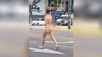 Salió a correr desnudo en plena avenida Libertador: "Llegó Terminator"