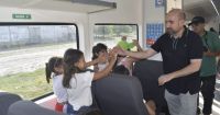 Mirolo destacó el incremento de pasajeros en tren