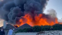 Voraz incendio en 'La Susana', reconocido parador de Punta del Este