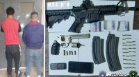 Detienen a dos hermanos bandeños, de 24 y 17 años, por amenazas y portación ilegal de armas