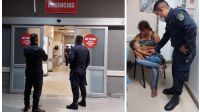 Héroes: cuatro policías salvaron la vida de un bebé mediante maniobras de RCP