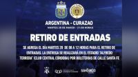 Retiro de entradas para el Argentina - Curazao: se extendió el plazo hasta este martes
