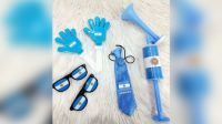 Furor por los accesorios  “albicelestes” en comercios