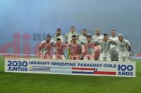 La remera especial que lució la Selección Argentina por el Mundial 2030 en el Madre de Ciudades