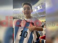 Gael cumplió su sueño: se quedó con la 10 firmada por Messi