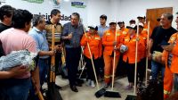 Nediani entregó herramientas de trabajo para reforzar la limpieza de la ciudad 