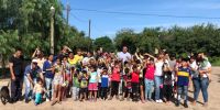Brigada Solidaría celebró Pascuas con los pequeños de Puesto de Suárez 