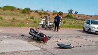 Intentó girar en "U" sobre Ruta 9: motociclista lo embistió y fue internado con fracturas