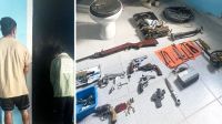 Apresan a ladrones y recuperan valiosos bienes, entre ellos, armas de colección