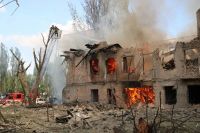Rusia bombardeó una clínica en Ucrania y mató a por lo menos dos personas