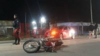 Joven de 19 años y del Bº San Germés fue hospitalizado de inmediato tras chocar con una combi