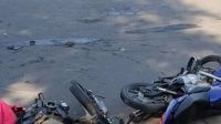 Un hombre y una mujer fueron hospitalizados tras fuerte choque de motos en Bº Santa Lucía