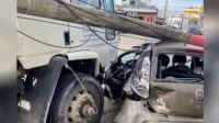 Camión se quedó sin frenos, chocó a siete vehículos y mató a una mujer [VIDEO]