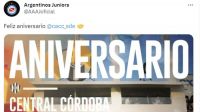 La ocurrente respuesta de Central sobre Iniesta al saludo de Argentinos Juniors por su cumpleaños