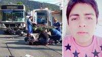 Tragedia: murió el joven que fue chocado por un colectivo cuando salió a buscar trabajo