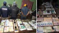 En allanamiento, secuestran drogas, dinero, un arma y celulares: dos detenidos, uno de ellos policía